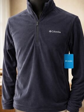 Columbia Mens Pullover 1/4 Zip Lightweight Sweater Size S